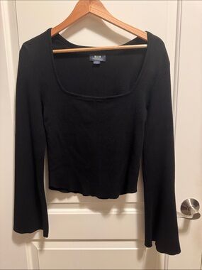 Maeve by Anthropologie Black Top